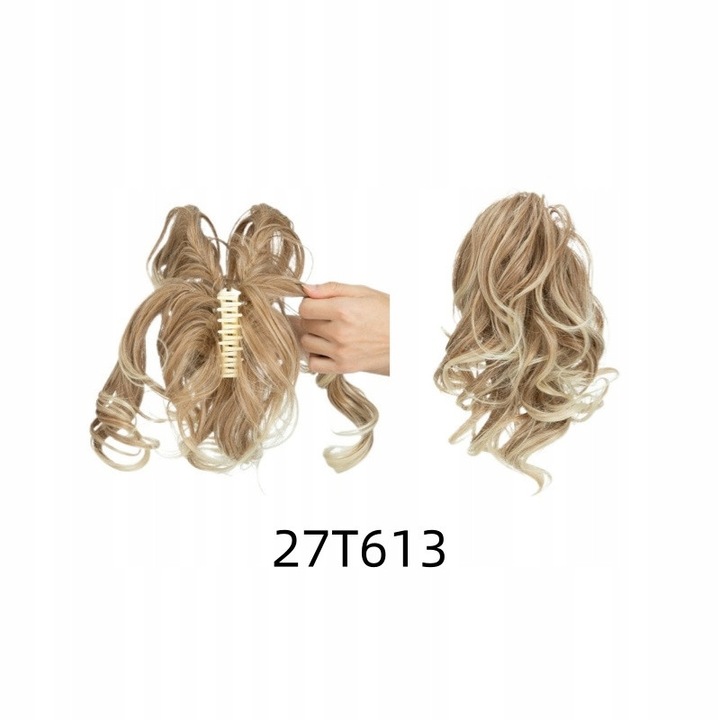 Accesorii par, extensie coada de cal, 8inch, sintetic, multicolor