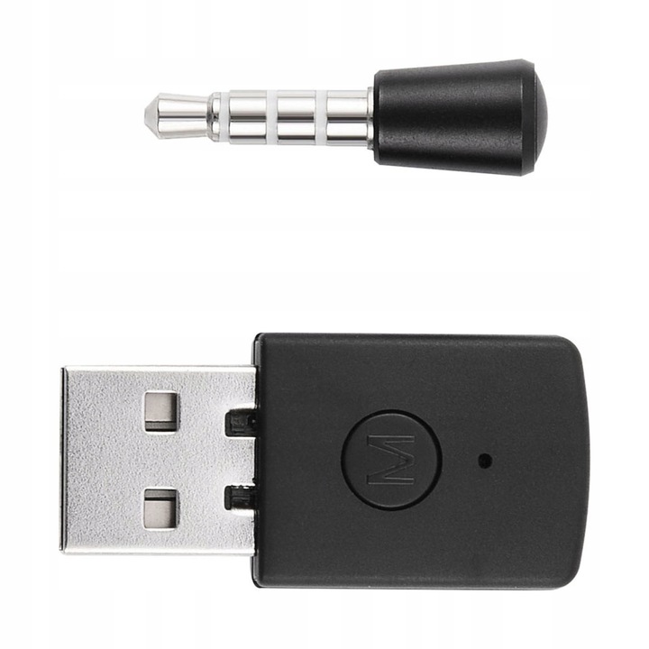 Adaptor Bluetooth 5.1 USB pentru PS4, audio, negru, 3,5x2cm