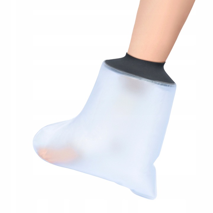 Zuhanyzó védőtükör, 32cm, fekete, PVC, szett 1x tükör, 1x átlátszó csomagolás