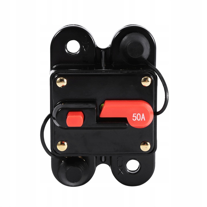 Siguranta automata 50A 12-24V, resetabila, pentru masina, dimensiuni 7.8x5.1cm, set 1 buc.