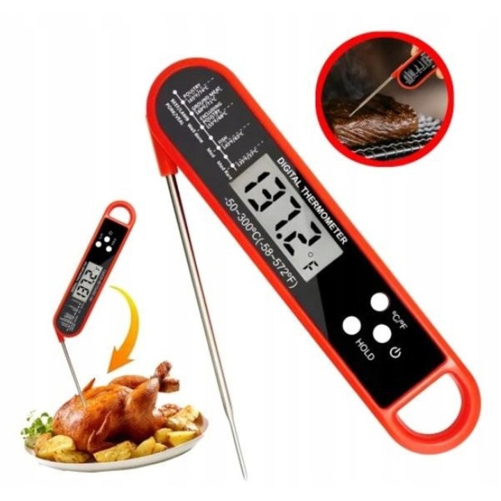 Termometru bucatarie electronic cu sonda pentru carne, set