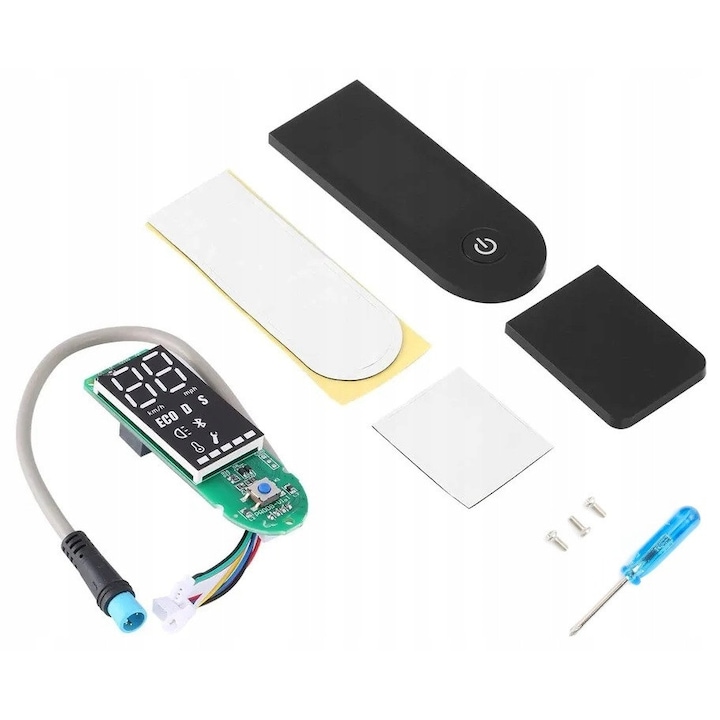 Modul afisaj pentru Xiaomi M365, M365 Pro, rezistent la intemperii, usor de instalat, culoare inchisa