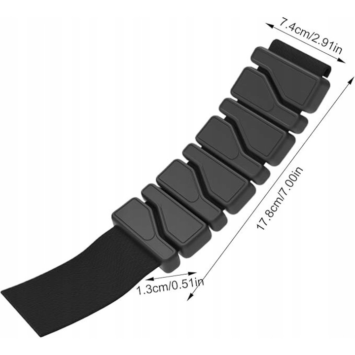 Greutati fitness, 2x0,45kg, negru, set