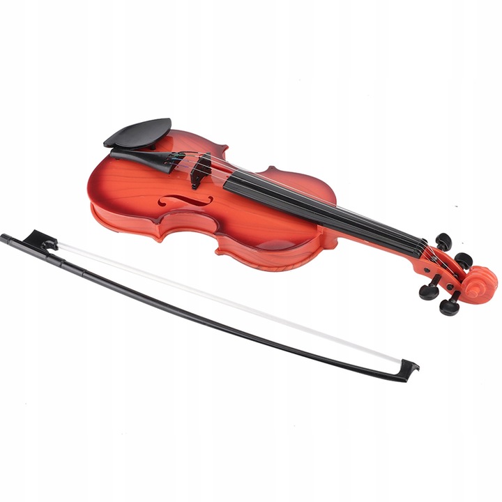 Vioara clasica pentru copii, set complet, ajustabile, bej, 4/4
