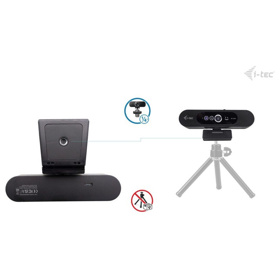 Solomo Camera Camera Web I-TEC Solomon WH200, 2K, 4Mp, neagra, USB 3.0 - eMAG.ro