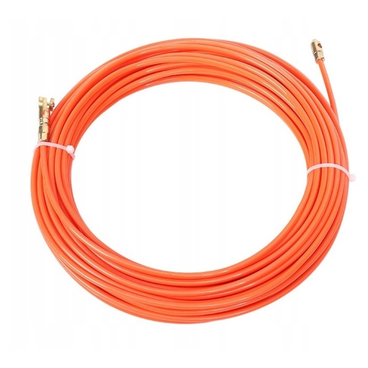 Nylon kábelhúzó zsinór, 4mm, 30m, fehér/tejes