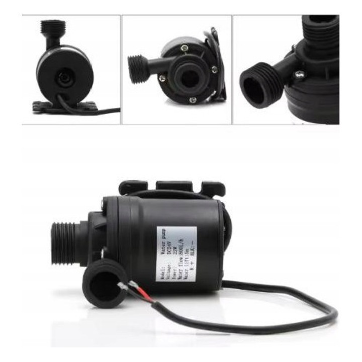 Pompa apa 800L/h 12V 20W fara perii