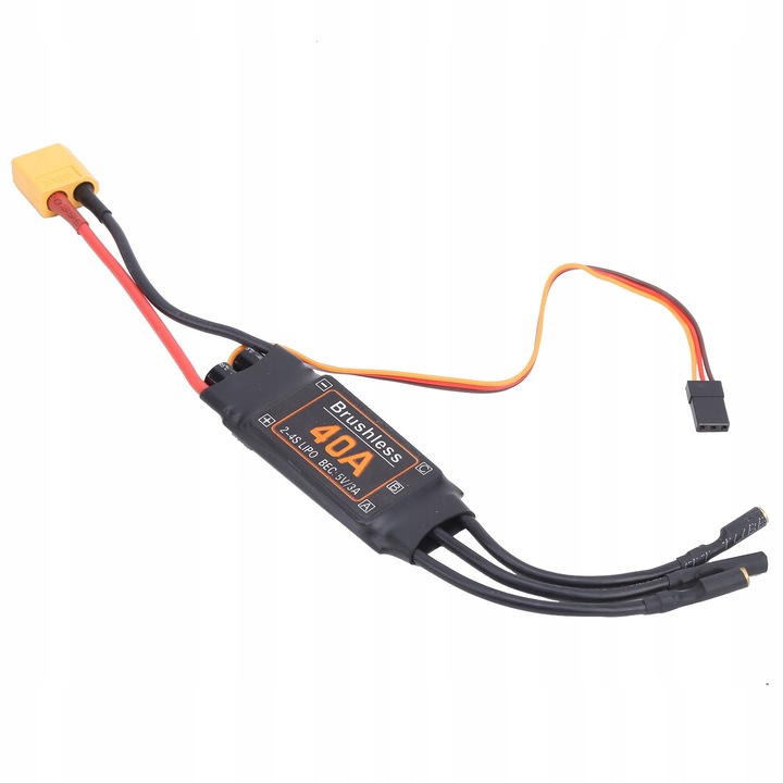 Szabályzó ESC 40A, 5V/3A BEC, teljes védelem