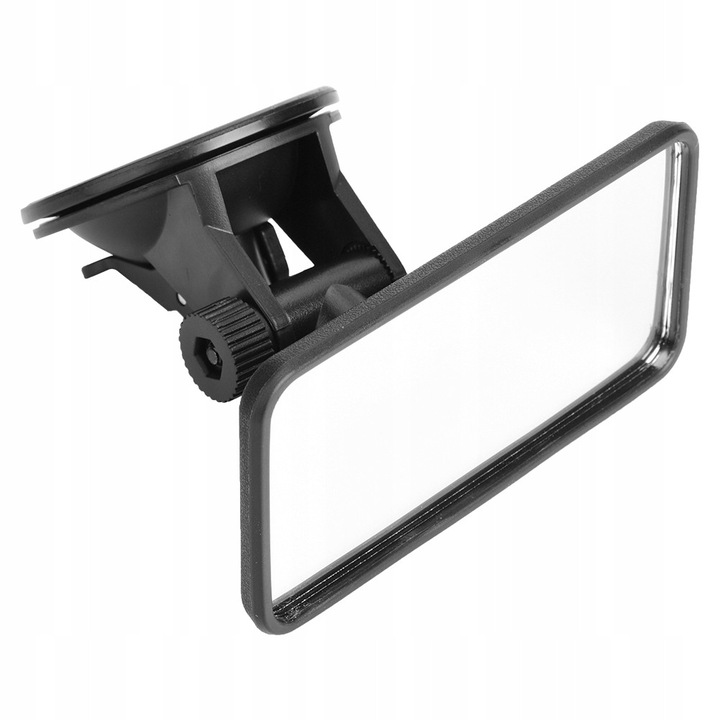 Oglinda auto retrovizoare pentru copii, prindere pe geam, 120x60mm, sticla, ABS