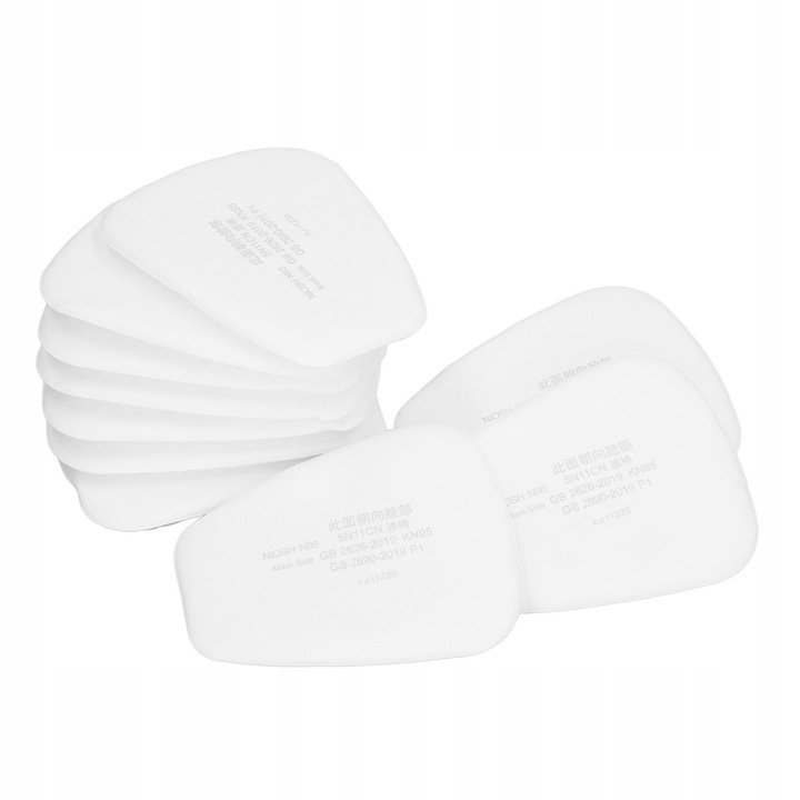 Set 50 filtre 5N11CN pentru masti 6100 6200 7501 7502 6502 6800, material fibra