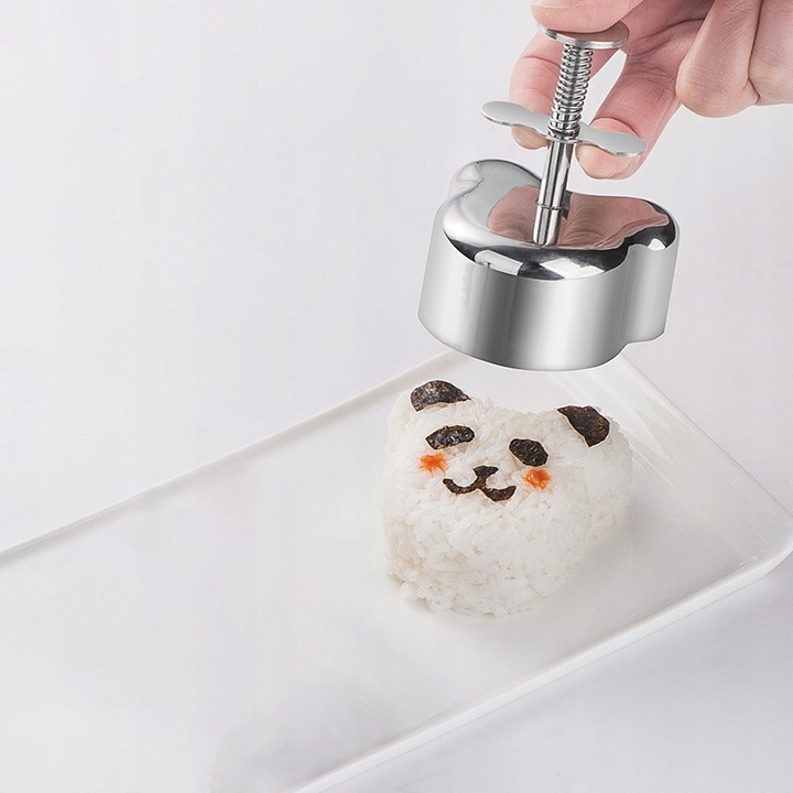 Állítható hamburgerprés, sushi forma, rizsgolyó, 304-es rozsdamentes acél