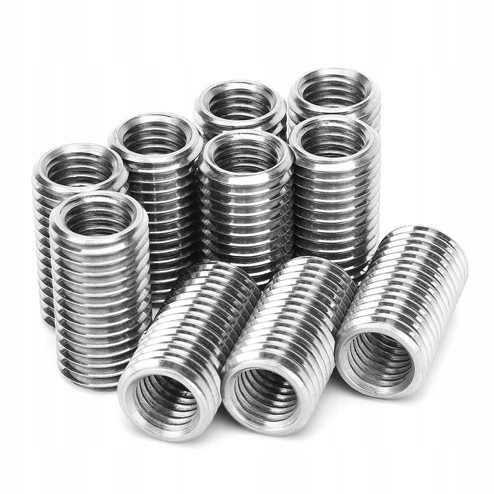 10 db M16/M12 javító persely készlet, 30mm hosszúság, rozsdamentes acél