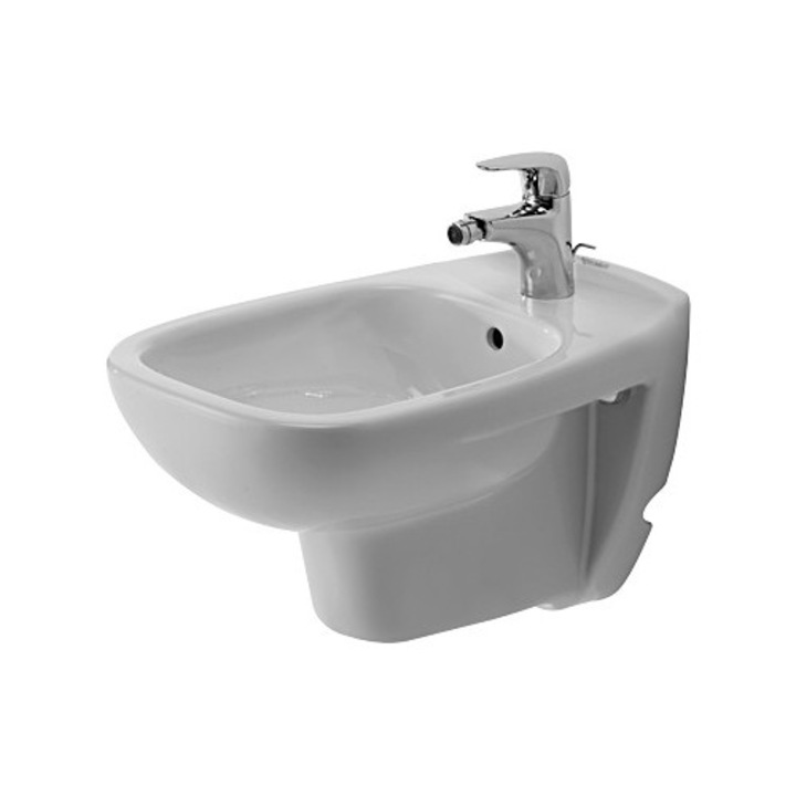 Bideu Duravit D-Code, suspendat, alb, 22571500002