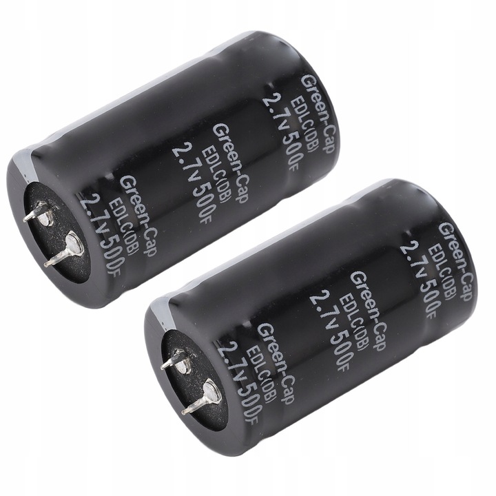 Set 2 Condensatori Farad 2,7V 500F, negru
