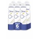 Комплект 6 x Дезодорант спрей Dove 0% алуминий, жени, 150 мл, 48ч защита, интензивна хидратация