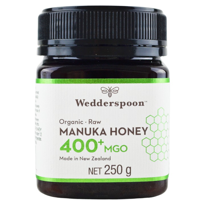 WEDDERSPOON Miere de Manuka MGO 400+ RAW Ecologica, BIO 250g