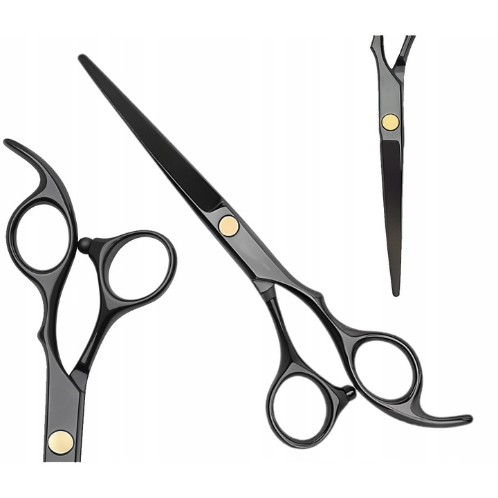 Foarfece de tuns, Allbag, profesionale, negre, 17,5cm, set 1 bucata