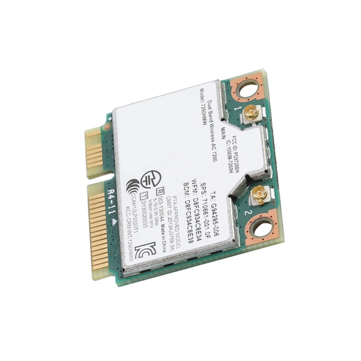 Мрежова карта WIFI 802.11ac/a/b/g/n, Bluetooth 4.0, 3x2,7см