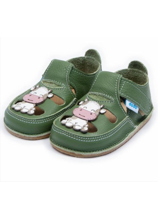 Dodo Shoes Unicorn gyerek mezitlabas cipo, Zöld
