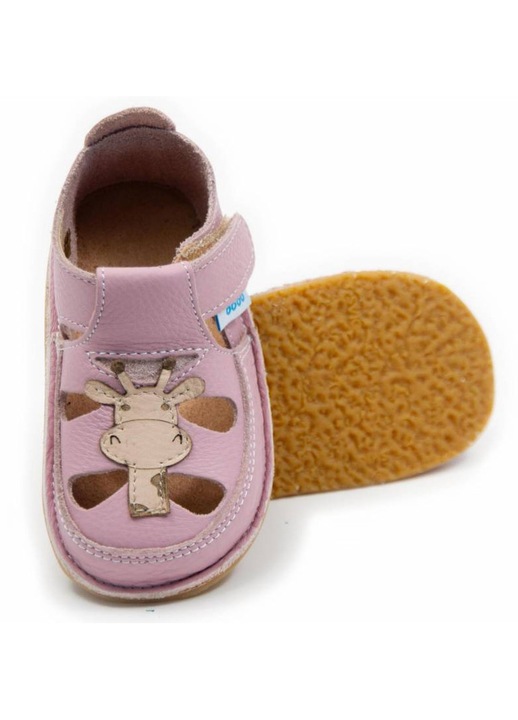 Детски боси обувки Dodo Shoes Sparkling Butterfly, Cameo