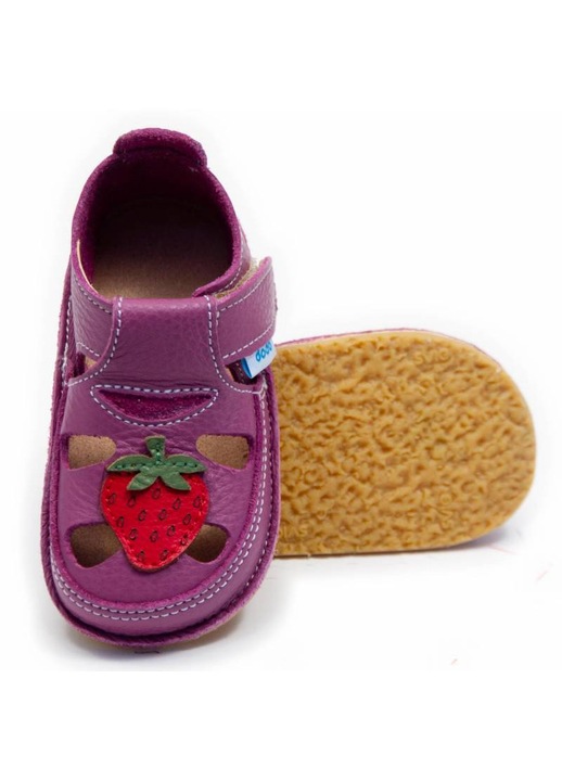 Dodo Shoes gyerekcipo, szurke, termeszetes bor, rugalmas talp, 21-es meret