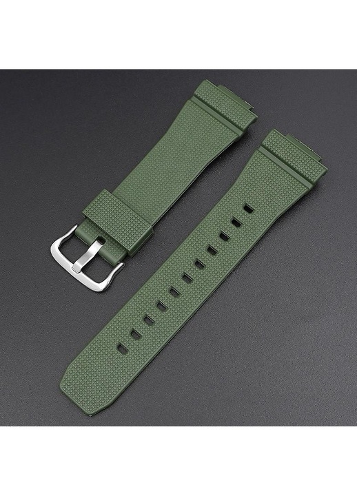Curea de inlocuire pentru ceas CASIO G-SHOCK, verde, 16mm, set
