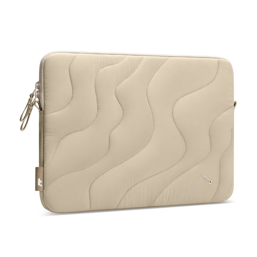 Husa din nailon Tomtoc Terra A27 compatibila cu laptop 14 inch, Sand