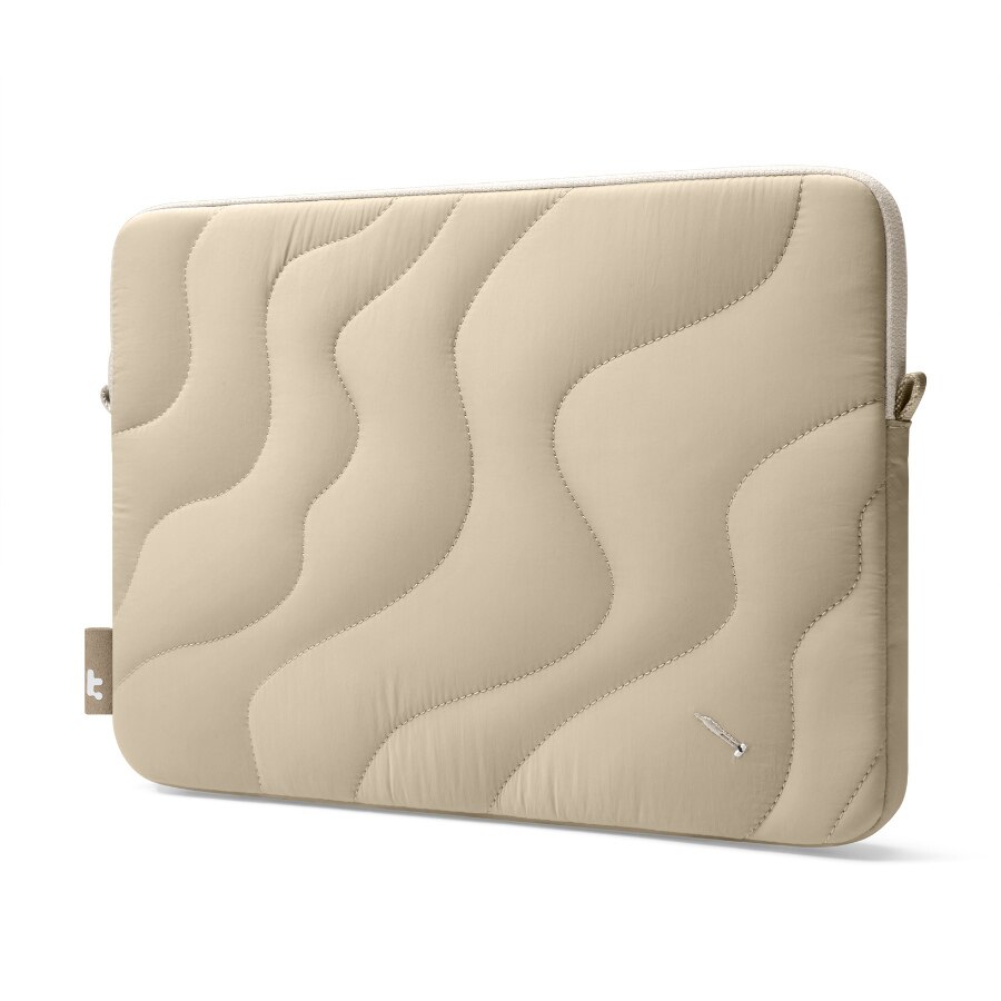 Husa din nailon Tomtoc Terra A27 compatibila cu laptop 14 inch, Sand