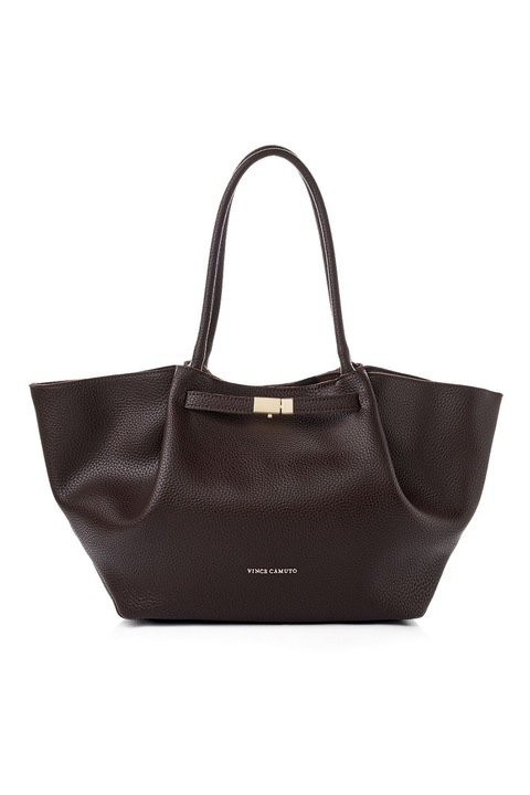 Vince Camuto, Geanta tote de piele ecologica, Maro inchis