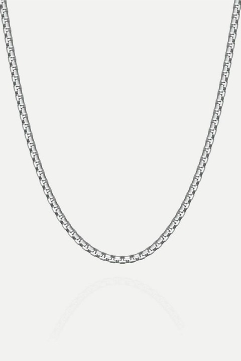 STEEL & BARNETT, Colier de otel inoxodabil, Argintiu