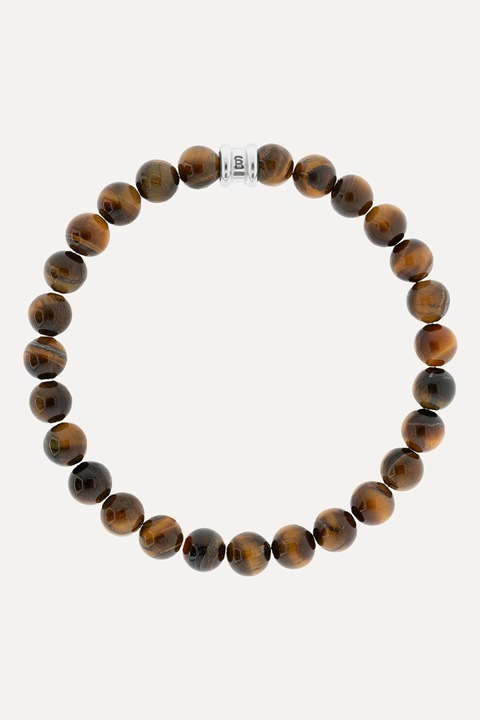 STEEL & BARNETT, Bratara cu ochi de tigru, Maro