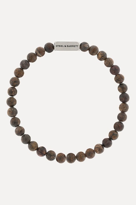 STEEL & BARNETT, Bratara cu bronzit, Maro pamantiu
