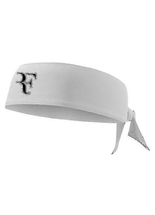 Federer tenisz bandana, fehér, 105x6cm