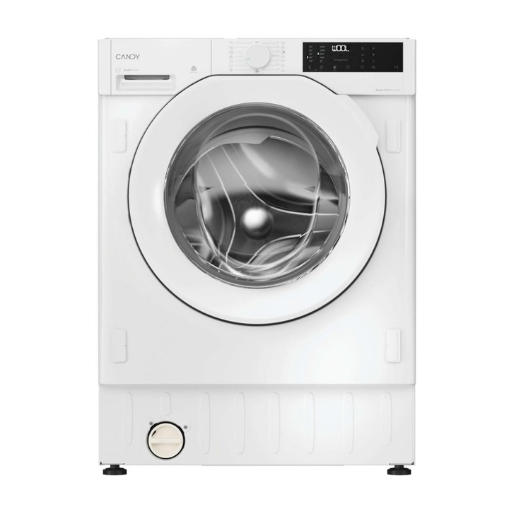 Masina de spalat rufe cu uscator incorporabila Candy BC4S495M4D8-S, Wi-Fi, Aburi, ProMix, Detectare automata cantitate rufe, Start Intarziat, 9/5 kg, 1400 rpm, Clasa A/D, Alba