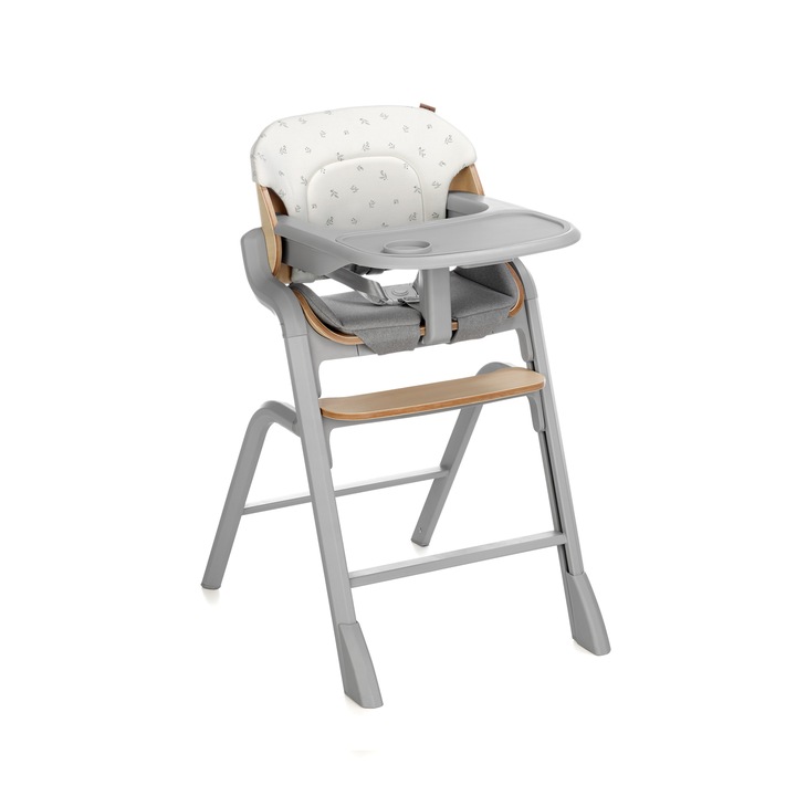 Scaun de masa multifunctional Noah, Jane, din lemn fag, gri, 48x69x89cm, 100 Kg