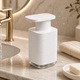 Dozator Sapun Lichid Automat NIRU ProClean™ cu Senzor, Fara Atingere, Otel Inoxidabil, 3 Trepte Dozare, Rezervor 450ml, Reincarcabil USB Tip C, Baterie 600mAh, Autonomie 30 zile, Waterproof IPX5, Dispenser Premium pt Bucatarie Baie Hotel Restaurant, Alb