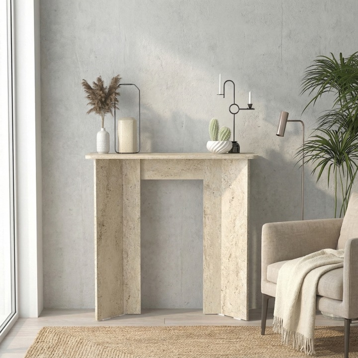 Masa decor, Mara Traverten Dresser, UnicUtil, Travertin, 90 cm