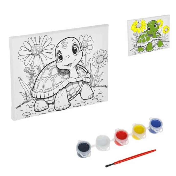 Set pictura canvas broasca testoasa pentru copii creativi