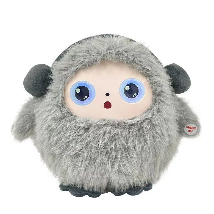 Interaktív játék, 30 cm, Érzelemfelismerés, LED szemek, Tuya alkalmazásvezérlés