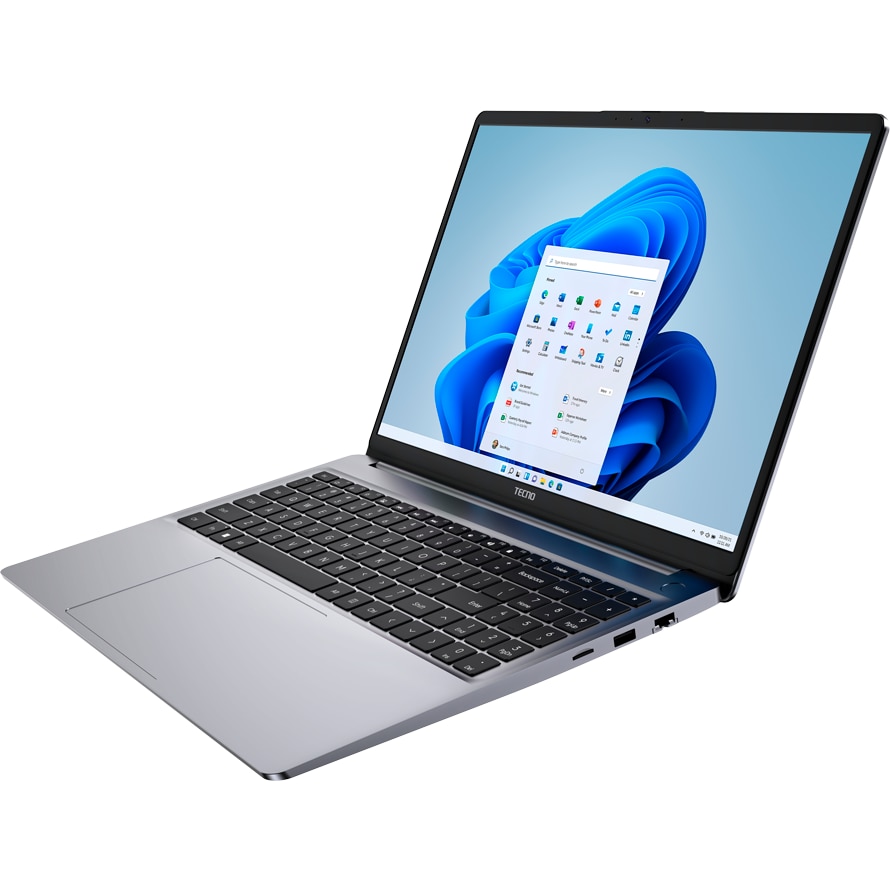 Laptop TECNO Megabook K16SAA, Intel Core i5-13420H, 16 inch, RAM 16 GB, SSD 1 TB, Intel UHD Graphics, Windows 11 Home, Gri
