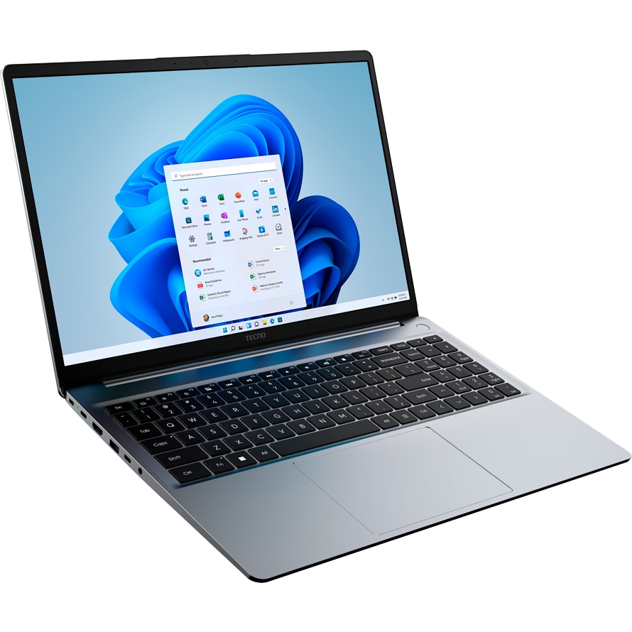 Laptop TECNO Megabook K16SAA, Intel Core i5-13420H, 16 inch, RAM 16 GB, SSD 1 TB, Intel UHD Graphics, Windows 11 Home, Gri
