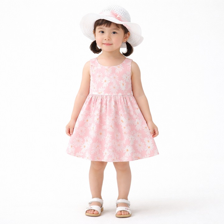 Rochita Fetite Roz cu Margarete Dalia