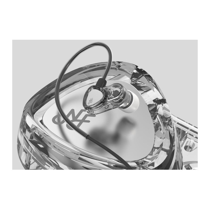 Casti In-Ear, NF ACOUS, RA05, Roz, USB-C, 4 perechi dopuri silicon