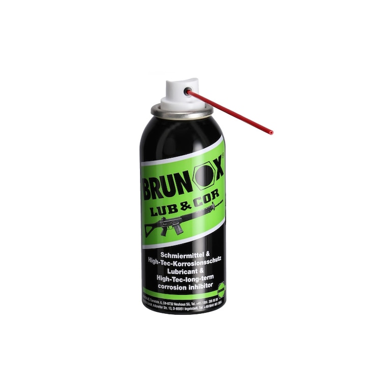 Spray Brunox™ Lub&Cor™ 100ml Lubrifiant si protectie anticoroziva pe termen lung, certificat NSF-H2 si NATO Cod S-761, fara silicon si grafit, fara PTFE