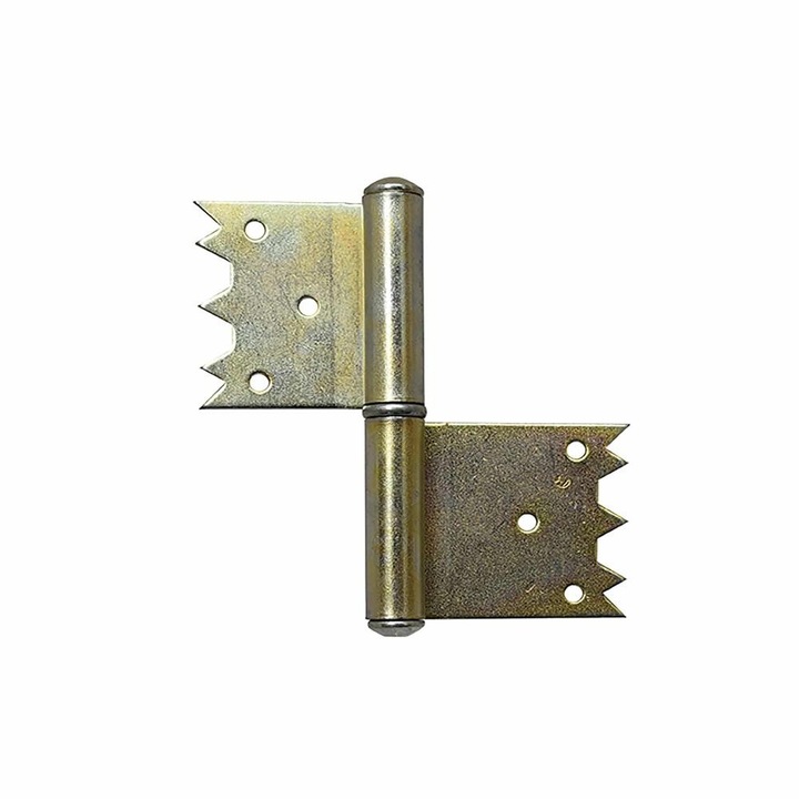 Set 2 x Balama Ingropata Stanga, Zilan, 122.5x100mm, Zincat