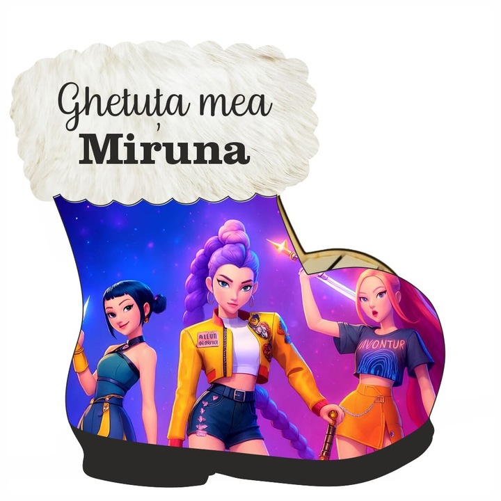 Ghetuta Dulciuri, Kpop, Cadou, Lemn, 22×21 cm, CCDB061