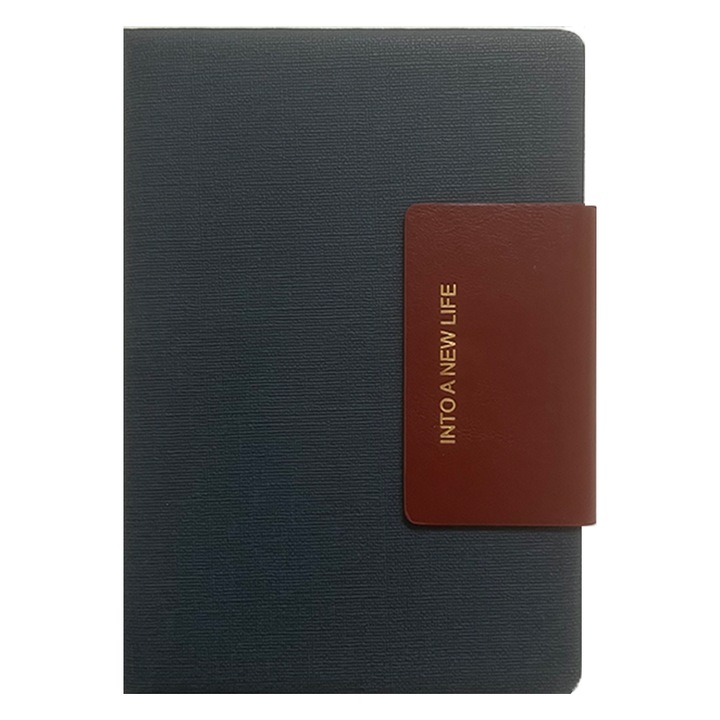 Agenda New Life, nedatata A5, 192 pagini, 70 g/mp, Albastru