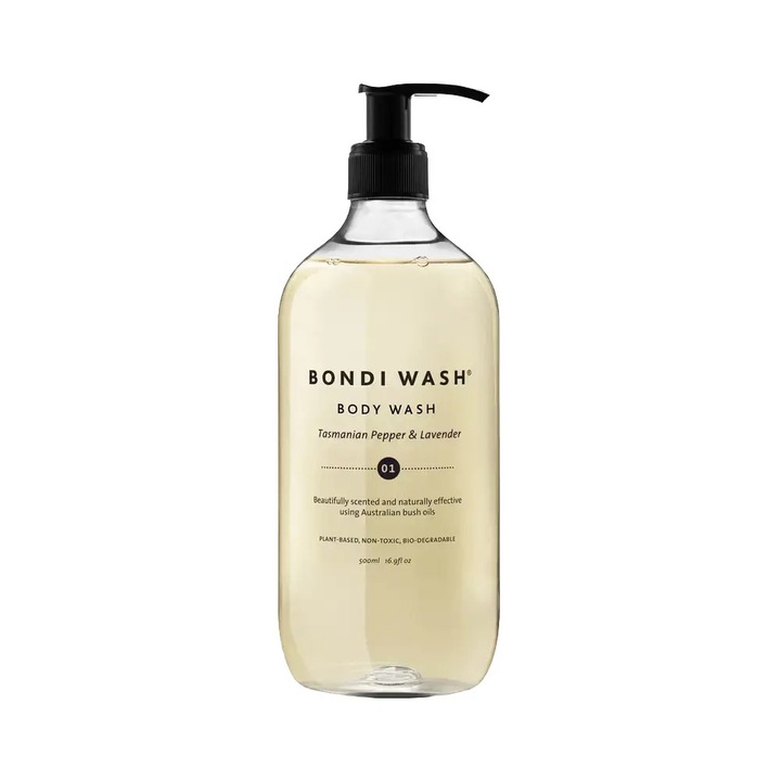 Gel de dus Bondi Wash, piper tasmanian si lavanda, 500 ml, vegan, ingrijire pentru toate tipurile de piele