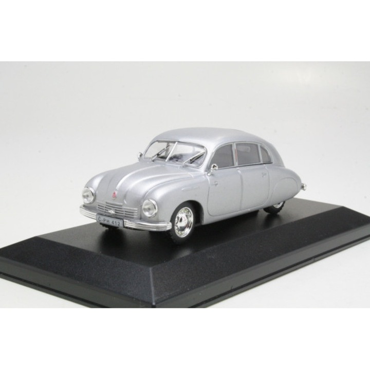 Macheta Tatra 1600 argintiu replica metal 1:43