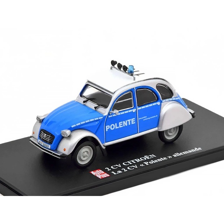 Macheta 1:43 Citroen 2CV német rendőrségi replika fém